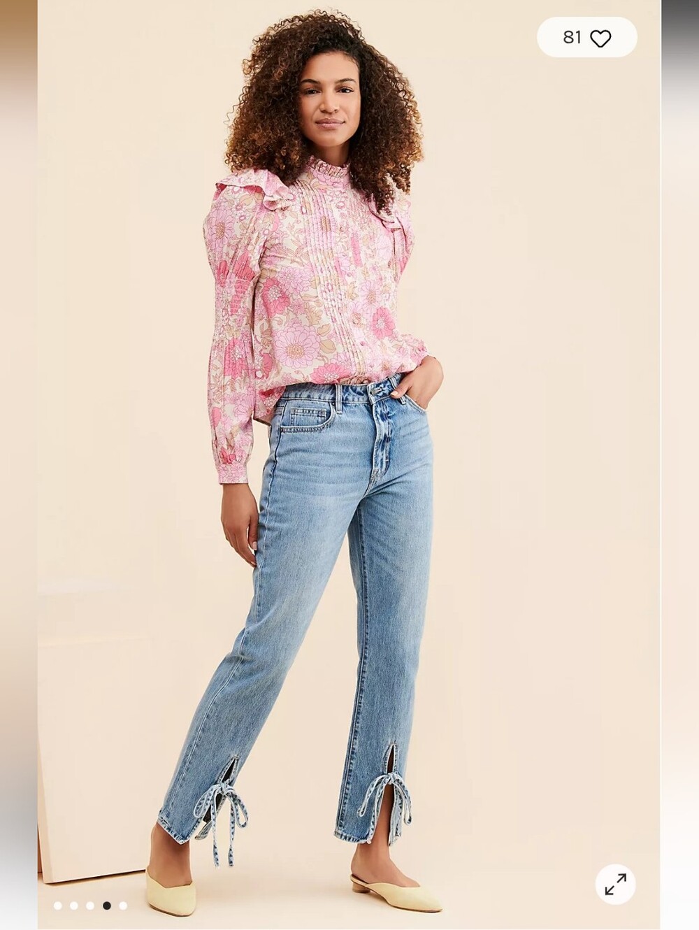 NWT Selkie Pink Tuxedo Blouse Wallflower 1X Coquette Twee Retro Designer Capsule
